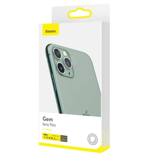 Buy Lens protective film 0.25mm Baseus Apple iPhone 12/12 mini (2 pcs) - BSU1999 - {ean13} - Home Screen Store Europe