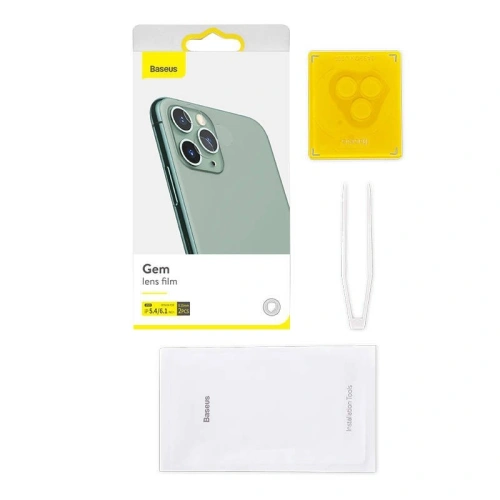 Buy Lens protective film 0.25mm Baseus Apple iPhone 12/12 mini (2 pcs) - BSU1999 - {ean13} - Home Screen Store Europe