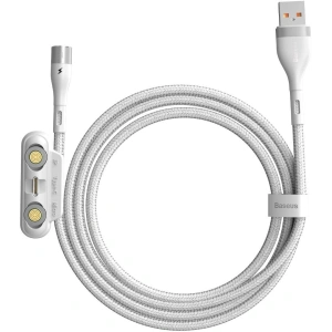 Buy USB Baseus Fast 4in1 USB to USB-C / Lightning / Micro 3A 1m (white) - BSU2002WHT - {ean13} - Home Screen Store Europe