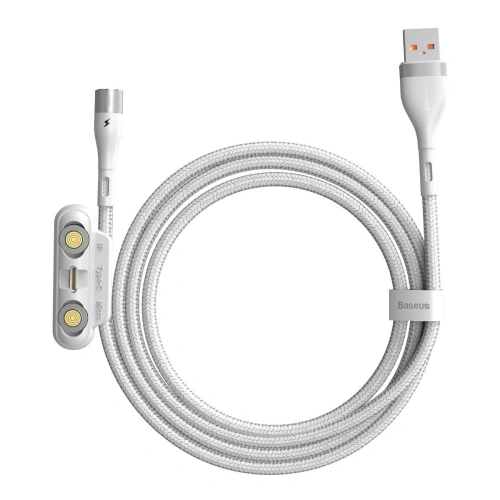 Kup Kabel USB Baseus Fast 4w1 USB do USB-C / Lightning / Micro 3A 1m (bílý) - BSU2002WHT - {ean13} - Sklep Home Screen