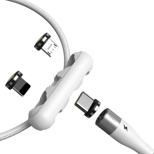 Kup Kabel USB Baseus Fast 4w1 USB do USB-C / Lightning / Micro 3A 1m (bílý) - BSU2002WHT - {ean13} - Sklep Home Screen