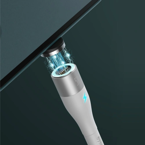 Kup Baseus Magnetisches USB - USB-C Kabel Zink 5A 1m (weiß) - BSU2003WHT - {ean13} - Sklep Home Screen