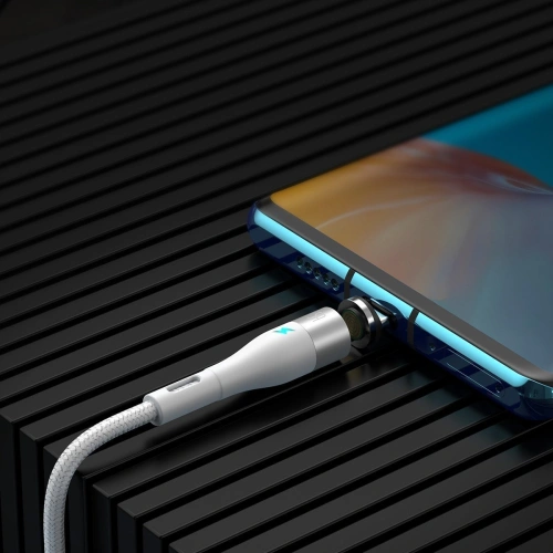 Kup Kabel magnetyczny USB - USB-C Baseus Zinc 5A 1m (biały) - BSU2003WHT - {ean13} - Sklep Home Screen