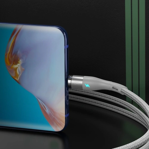 Kup Baseus Magnetisches USB - USB-C Kabel Zink 5A 1m (weiß) - BSU2003WHT - {ean13} - Sklep Home Screen