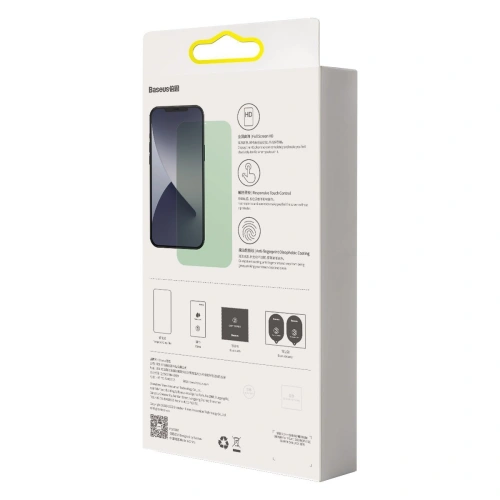 Kup Sticlă securizată 0.15mm Baseus Protecție pentru ochi Apple iPhone 12/12 Pro (2 bucăți) - BSU2004 - {ean13} - Sklep Home Screen