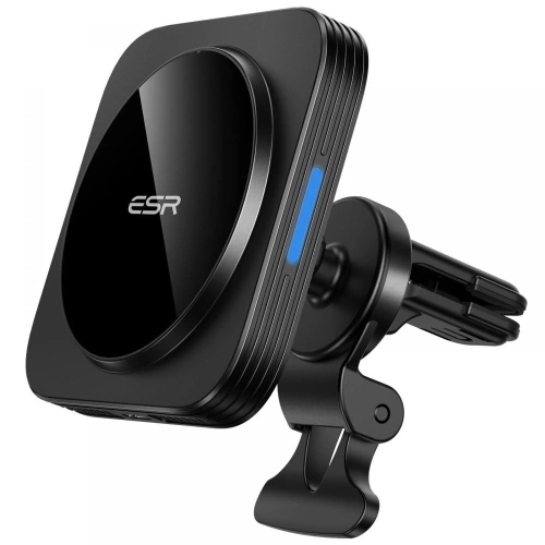Kup ESR Autohalterung mit drahtlosem Ladegerät HaloLock Magnetic Magsafe Vent Autohalterung Schwarz - ESR288BLK - {ean13} - Sklep Home Screen