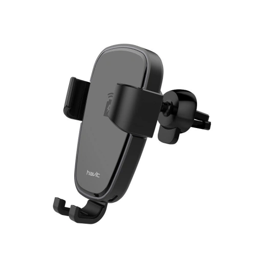 Buy Havit H341 Gravity car mount with wireless charger (black) - HVT001BLK - {ean13} - Home Screen Store Europe