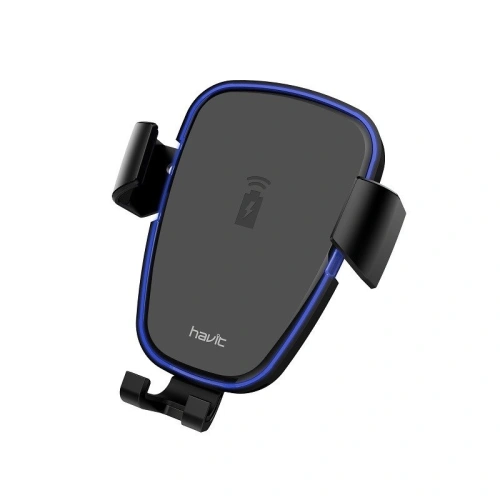 Buy Havit H341 Gravity car mount with wireless charger (black) - HVT001BLK - {ean13} - Home Screen Store Europe