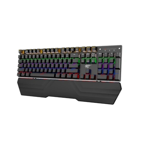 Kup Mechanikus billentyűzet Havit GAMENOTE KB432L Rainbow tartóval - HVT022 - {ean13} - Sklep Home Screen