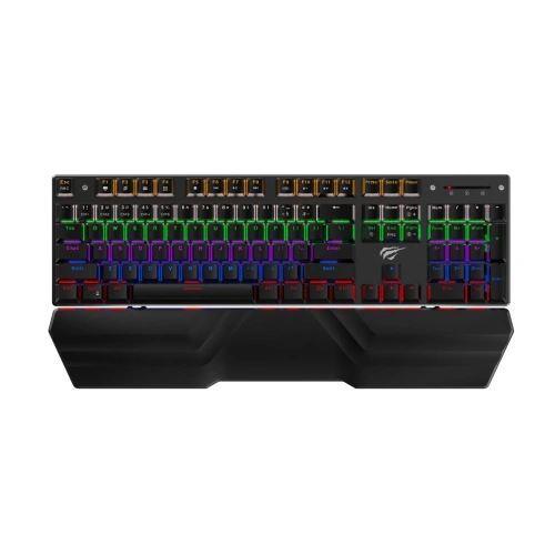 Kup Mechanikus billentyűzet Havit GAMENOTE KB432L Rainbow tartóval - HVT022 - {ean13} - Sklep Home Screen