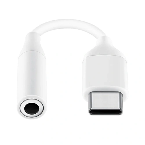 Kup Samsung Adapter EE-UC10JUW USB-C auf 3,5mm Klinke Schnellladung weiß/weiß - SMG007WHT - {ean13} - Sklep Home Screen