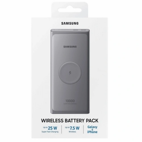 Kup Powerbank Samsung EB-U3300XJ 10000mAh 25W 3A vezeték nélküli töltés ezüst/silver - SMG012SLV - {ean13} - Sklep Home Screen