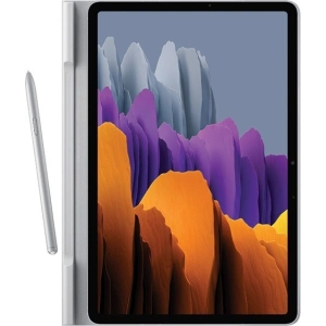 Buy Samsung Galaxy Tab S7 EF-BT870PJ light gray Book Cover - SMG039GRY - {ean13} - Home Screen Store Europe