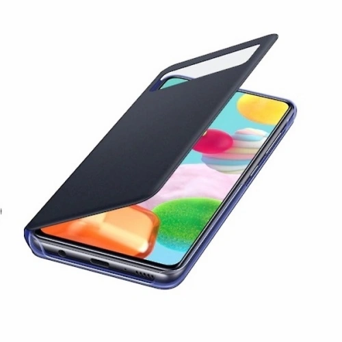 Kup Etui Samsung Galaxy A41 EF-EA415PB czarny/black S View Wallet Cover - SMG044BLK - {ean13} - Sklep Home Screen