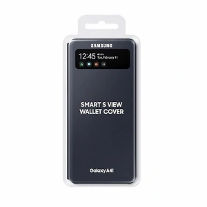 Samsung Galaxy A41 EF-EA415PB black S View Wallet Cover