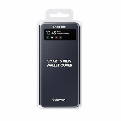 Kup Etui Samsung Galaxy A41 EF-EA415PB černé/black S View Wallet Cover - SMG044BLK - {ean13} - Sklep Home Screen