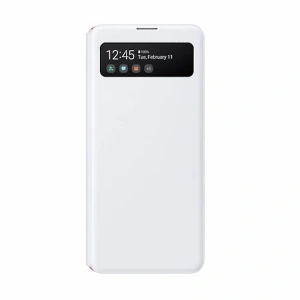 Kup Etui Samsung Galaxy A41 EF-EA415PW bílý/černý S View Wallet Cover - SMG045WHT - {ean13} - Sklep Home Screen
