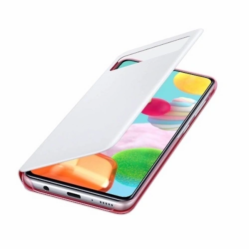 Kup Etui Samsung Galaxy A41 EF-EA415PW bílý/černý S View Wallet Cover - SMG045WHT - {ean13} - Sklep Home Screen