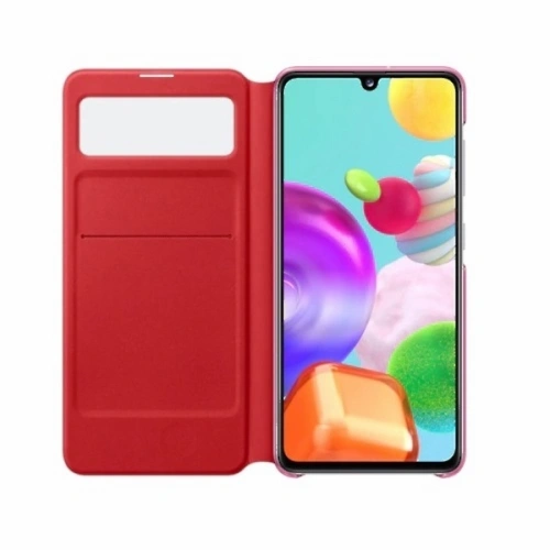 Kup Etui Samsung Galaxy A41 EF-EA415PW bílý/černý S View Wallet Cover - SMG045WHT - {ean13} - Sklep Home Screen
