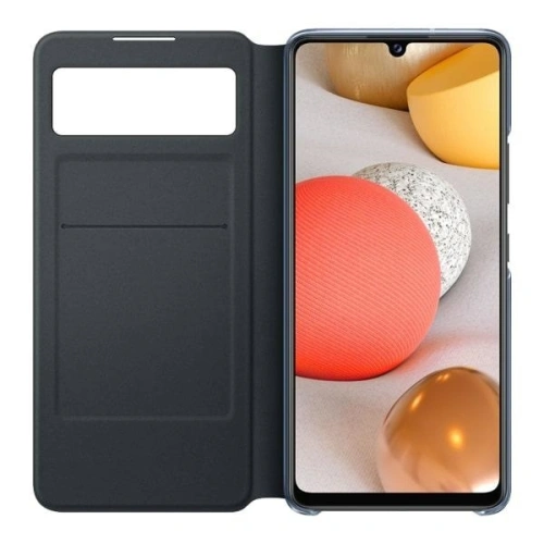 Kup Samsung Gehäuse Galaxy A42 5G EF-EA426PB schwarz/schwarz S View Wallet Cover - SMG046BLK - {ean13} - Sklep Home Screen