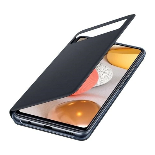 Kup Samsung Gehäuse Galaxy A42 5G EF-EA426PB schwarz/schwarz S View Wallet Cover - SMG046BLK - {ean13} - Sklep Home Screen