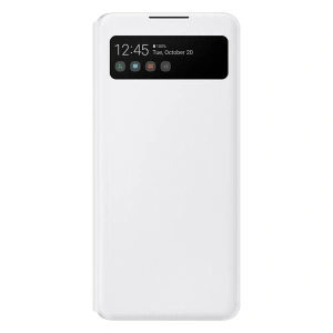 Kup Samsung Gehäuse Galaxy A42 5G EF-EA426PW weiß/weiß S View Wallet Cover - SMG047WHT - {ean13} - Sklep Home Screen