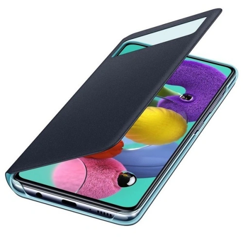 Kup Etui Samsung Galaxy A51 EF-EA515PB czarny/black S View Wallet Cover - SMG048BLK - {ean13} - Sklep Home Screen