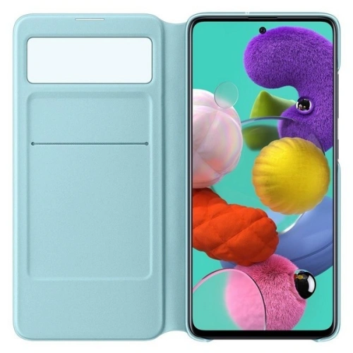 Kup Etui Samsung Galaxy A51 EF-EA515PB czarny/black S View Wallet Cover - SMG048BLK - {ean13} - Sklep Home Screen