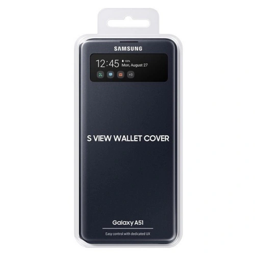 Kup Etui Samsung Galaxy A51 EF-EA515PB czarny/black S View Wallet Cover - SMG048BLK - {ean13} - Sklep Home Screen