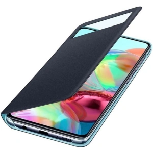 Kup Etui Samsung Galaxy A71 EF-EA715PB czarny/black S View Wallet Cover - SMG050BLK - {ean13} - Sklep Home Screen