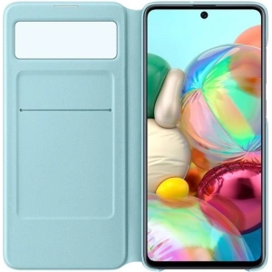 Kup Etui Samsung Galaxy A71 EF-EA715PB czarny/black S View Wallet Cover - SMG050BLK - {ean13} - Sklep Home Screen