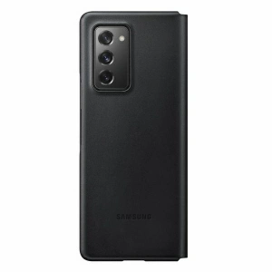 Kup Etui Samsung Galaxy Z Fold 2 5G EF-FF916LB fekete/bőr Flip Cover - SMG052BLK - {ean13} - Sklep Home Screen