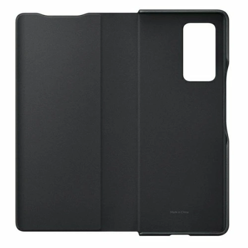Kup Samsung Case Galaxy Z Fold 2 5G EF-FF916LB schwarz/schwarz Leder Flip Cover - SMG052BLK - {ean13} - Sklep Home Screen