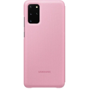 Kup Etui Samsung Galaxy S20+ Plus EF-NG985PP różowy/pink LED View Cover - SMG079PNK - {ean13} - Sklep Home Screen