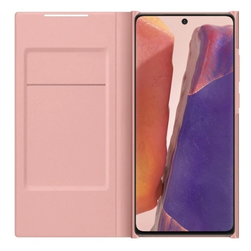 Kup Etui Samsung Galaxy Note 20 EF-NN980PA miedziany brąz/copper brown LED View Cover - SMG083BR - {ean13} - Sklep Home Screen
