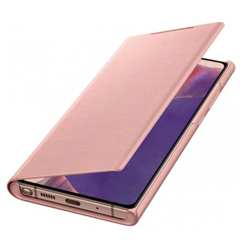 Kup Etui Samsung Galaxy Note 20 EF-NN980PA miedziany brąz/copper brown LED View Cover - SMG083BR - {ean13} - Sklep Home Screen