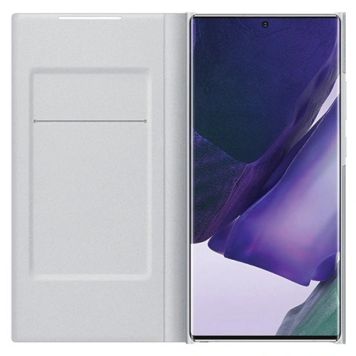 Kup Samsung Gehäuse Galaxy Note 20 Ultra EF-NN985PS weiß silber/weiß silber LED View Cover - SMG088WHTSLV - {ean13} - Sklep Home Screen