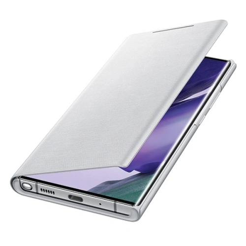 Kup Samsung Gehäuse Galaxy Note 20 Ultra EF-NN985PS weiß silber/weiß silber LED View Cover - SMG088WHTSLV - {ean13} - Sklep Home Screen