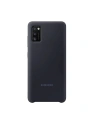 Etui Samsung Galaxy A41 EF-PA415TB fekete/szilikon borítás