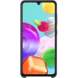 Kup Etui Samsung Galaxy A41 EF-PA415TB negru/black Silicone Cover - SMG089BLK - {ean13} - Sklep Home Screen