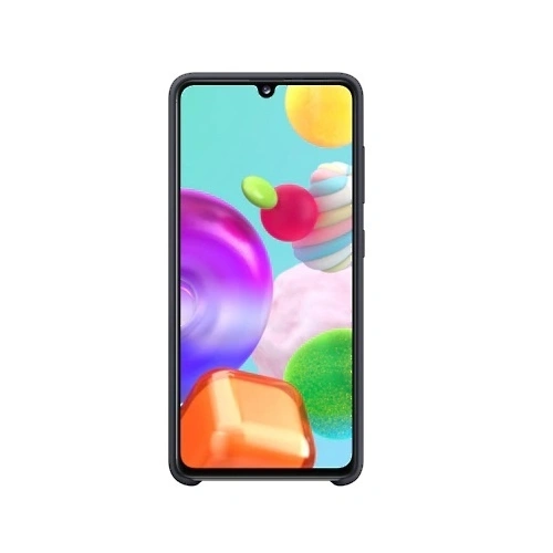 Kup Etui Samsung Galaxy A41 EF-PA415TB negru/black Silicone Cover - SMG089BLK - {ean13} - Sklep Home Screen