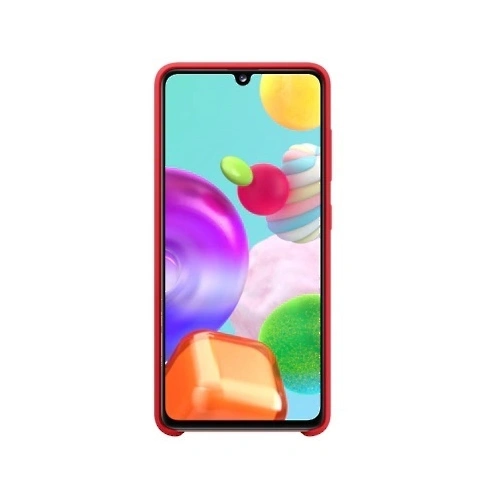 Kup Etui Samsung Galaxy A41 EF-PA415TR piros/szilikon borítás - SMG091RED - {ean13} - Sklep Home Screen