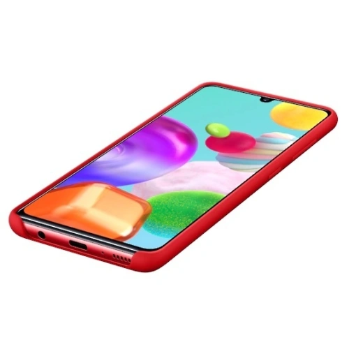 Kup Etui Samsung Galaxy A41 EF-PA415TR piros/szilikon borítás - SMG091RED - {ean13} - Sklep Home Screen