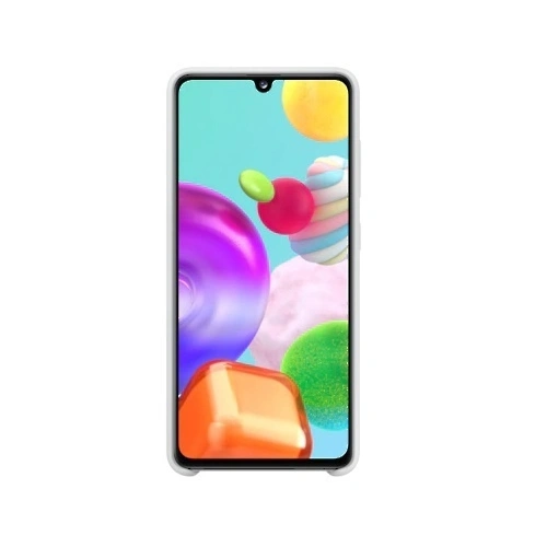 Kup Etui Samsung Galaxy A41 EF-PA415TW bílý/white silikonový obal - SMG092WHT - {ean13} - Sklep Home Screen