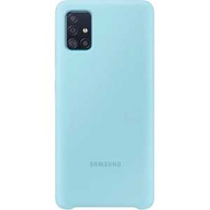 Kup Samsung Gehäuse Galaxy A51 EF-PA515TL blau/blau Silikonhülle - SMG094BLU - {ean13} - Sklep Home Screen
