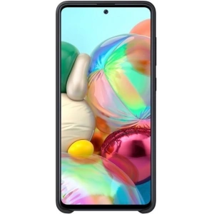 Samsung Galaxy A71 EF-PA715TB black Silicone Cover