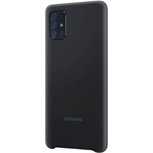 Kup Etui Samsung Galaxy A71 EF-PA715TB czarny/black Silicone Cover - SMG097BLK - {ean13} - Sklep Home Screen