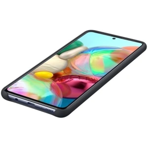 Kup Etui Samsung Galaxy A71 EF-PA715TB czarny/black Silicone Cover - SMG097BLK - {ean13} - Sklep Home Screen
