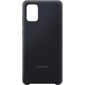 Kup Etui Samsung Galaxy A71 EF-PA715TB czarny/black Silicone Cover - SMG097BLK - {ean13} - Sklep Home Screen