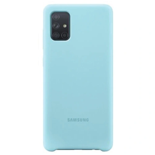 Kup Etui Samsung Galaxy A71 EF-PA715TL albastru/blue Silicone Cover - SMG098BLU - {ean13} - Sklep Home Screen